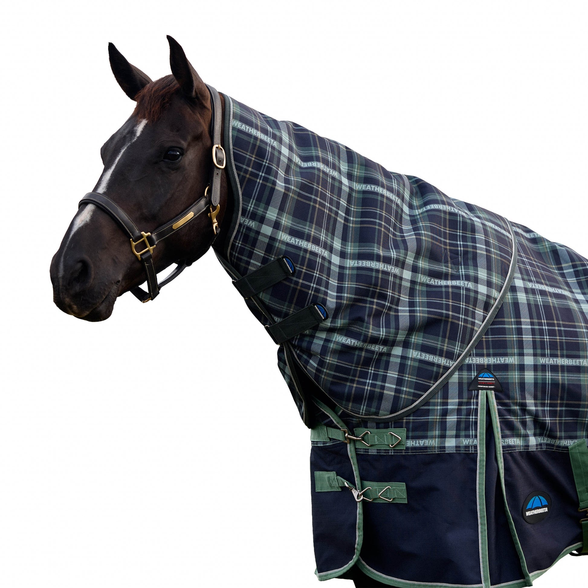 Weatherbeeta Comfitec Limited Edition Plaid Print Turnout Neck Cover 220g