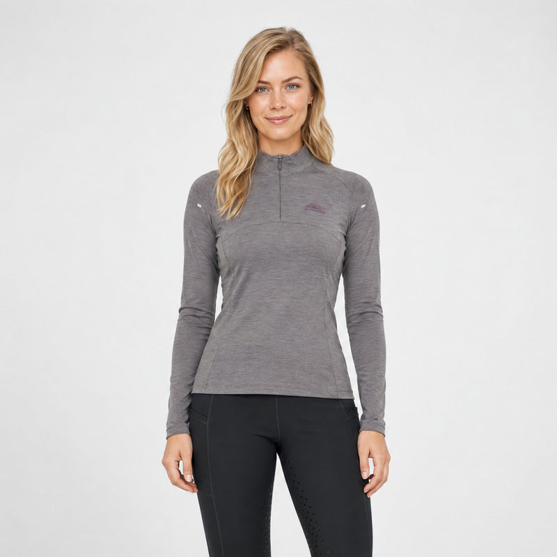 Weatherbeeta Ladies Performance LS 1/4 Zip Top