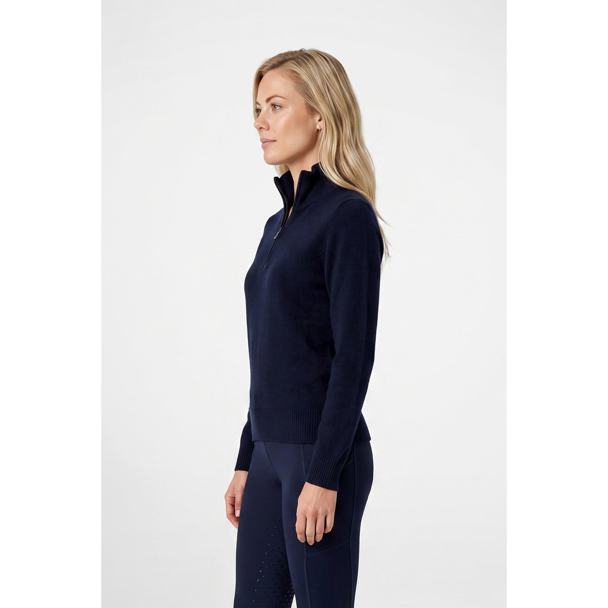 Weatherbeeta Ladies 1/2 Zip Collared Knit Pullover