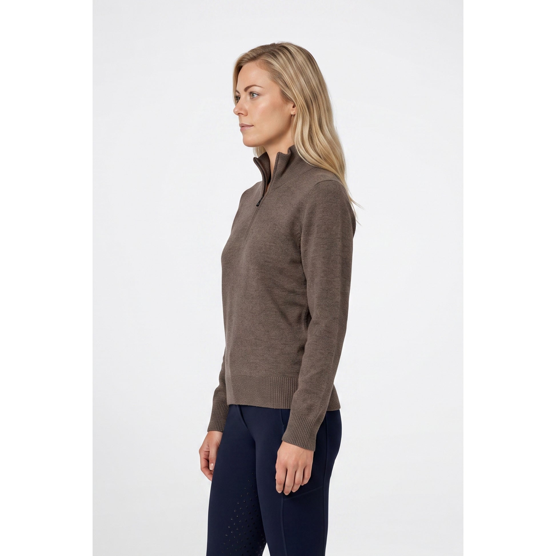 Weatherbeeta Ladies 1/2 Zip Collared Knit Pullover
