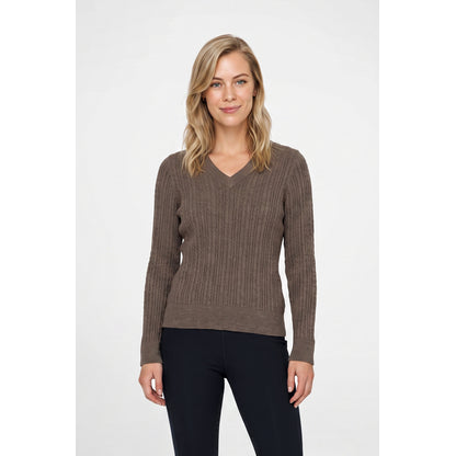Weatherbeeta Ladies Copper 1/2 Zip LS Mid-Layer II Shirt