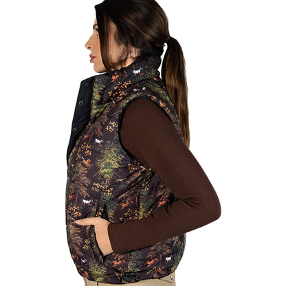 Dapplebay Ladies Reversible Puffer Vest