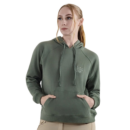 Dapplebay Ladies Palm Trees & Horse Shows Hoodie