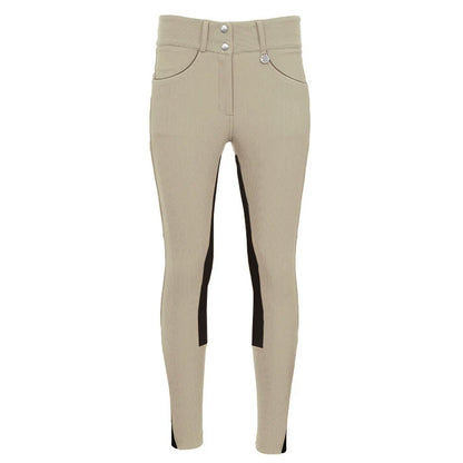 Dapplebay Ladies Pro Ribbed FS Suede Breeches