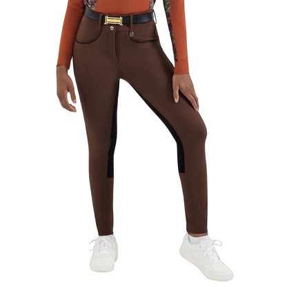 Dapplebay Ladies Pro Ribbed FS Suede Breeches