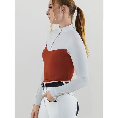 Dapplebay Lady 1/4 Zip LS Show Top