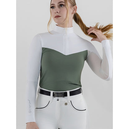 Dapplebay Lady 1/4 Zip LS Show Top