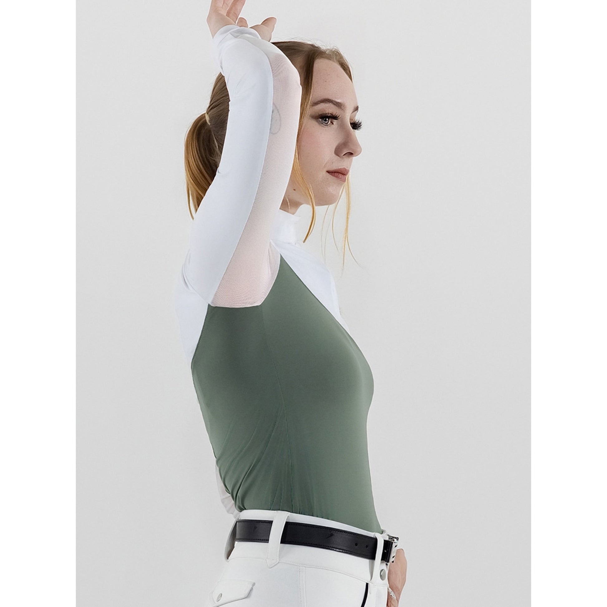 Dapplebay Lady 1/4 Zip LS Show Top