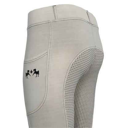 Equine Couture Ladies Silicon FS Tights with Phone Pocket