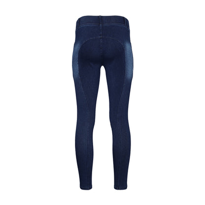 Equine Couture Ladies Denim KP Tights with Phone Pocket