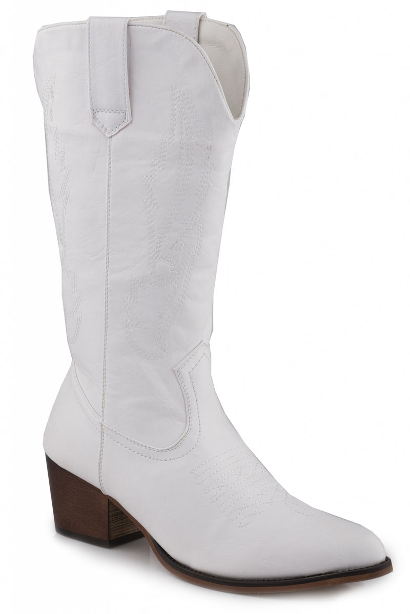 Roper Ladies Smooth Faux Leather Boots