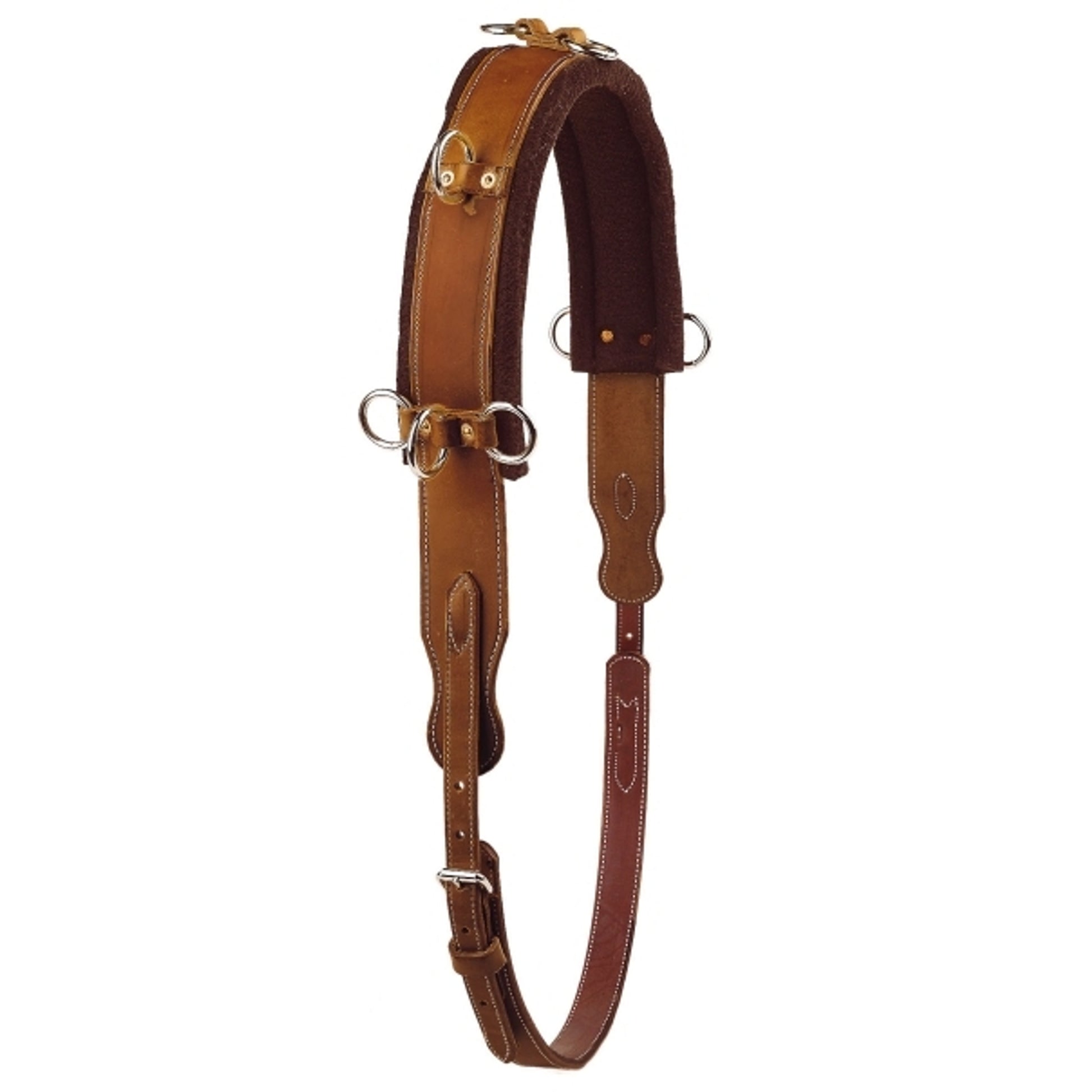 Tory Harness Leather 8-Ring Training Surcingle