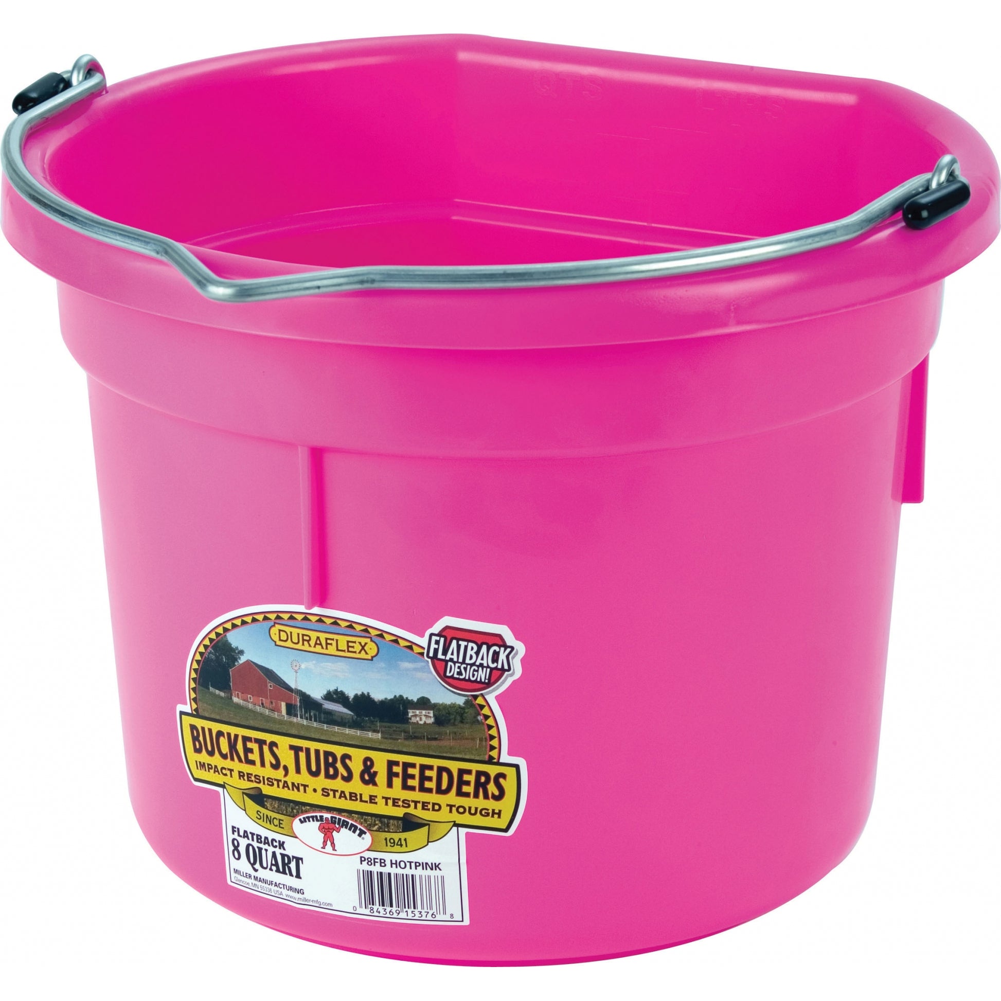 Flatback Bucket For Goats/Sheep/Miniature Horses