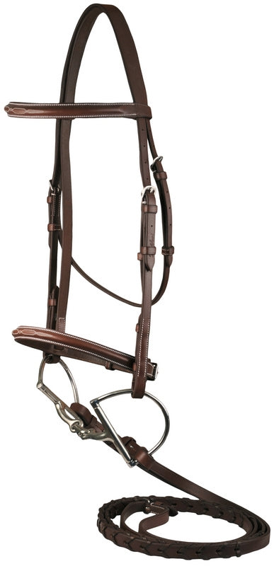 DaVinci Fancy Raise Bridle/Lace Rein