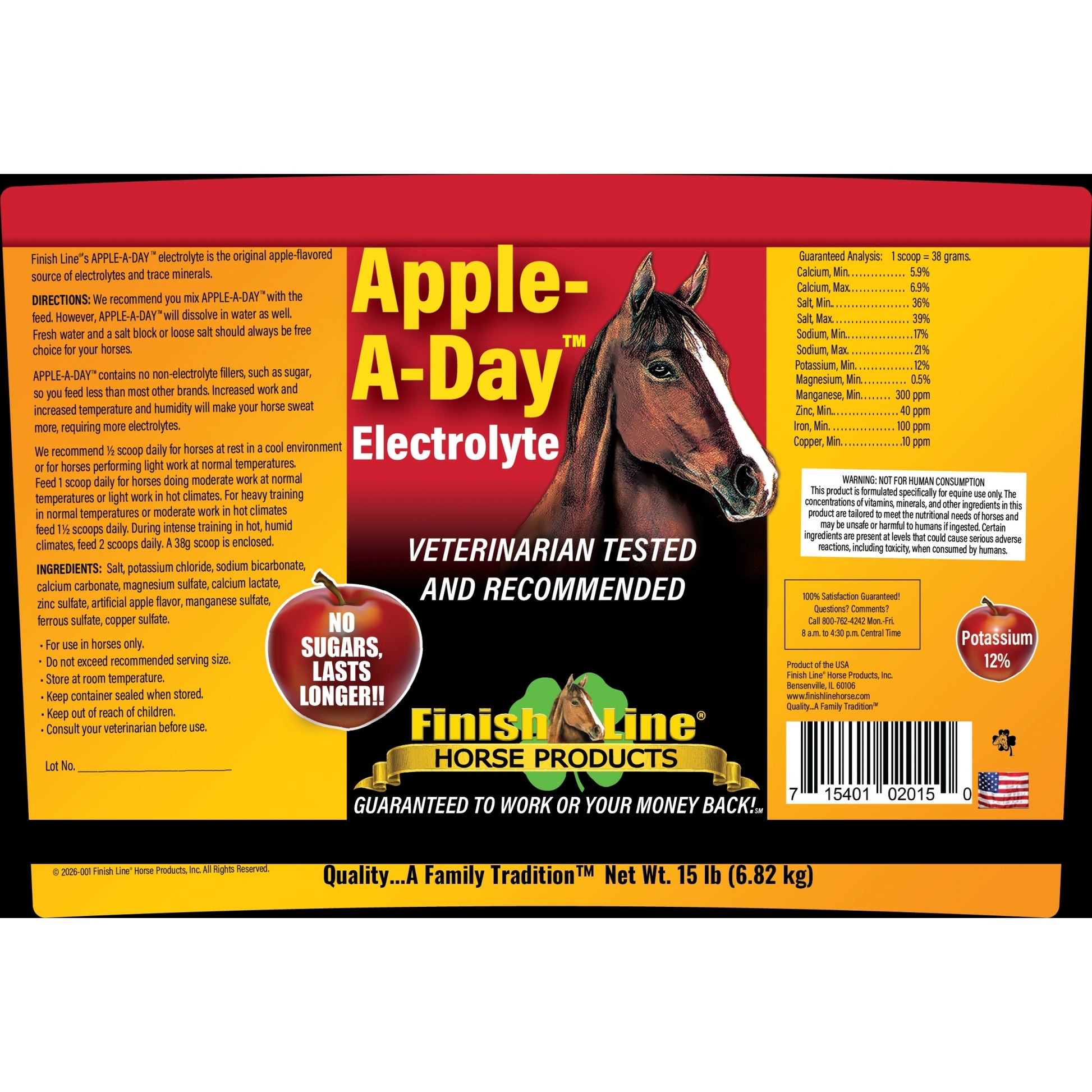 Finish Line Apple-A-Day Electrolyte Supplement