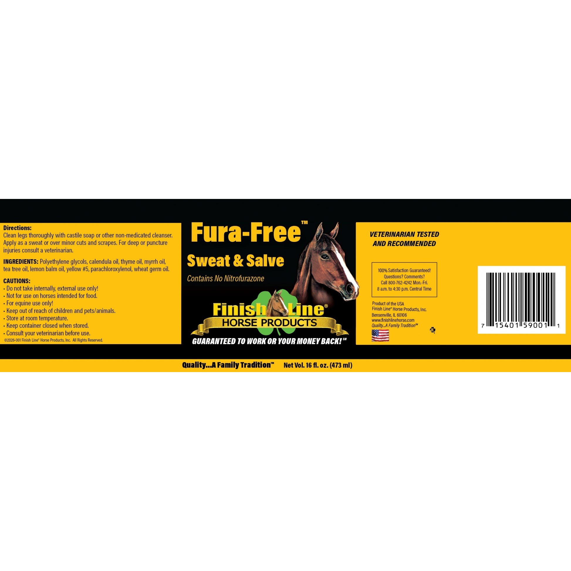 Finish Line Fura-Free Sweat And Salve