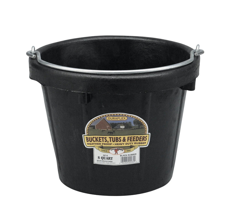 Light Duty Pail Rubber Df 8qt Black