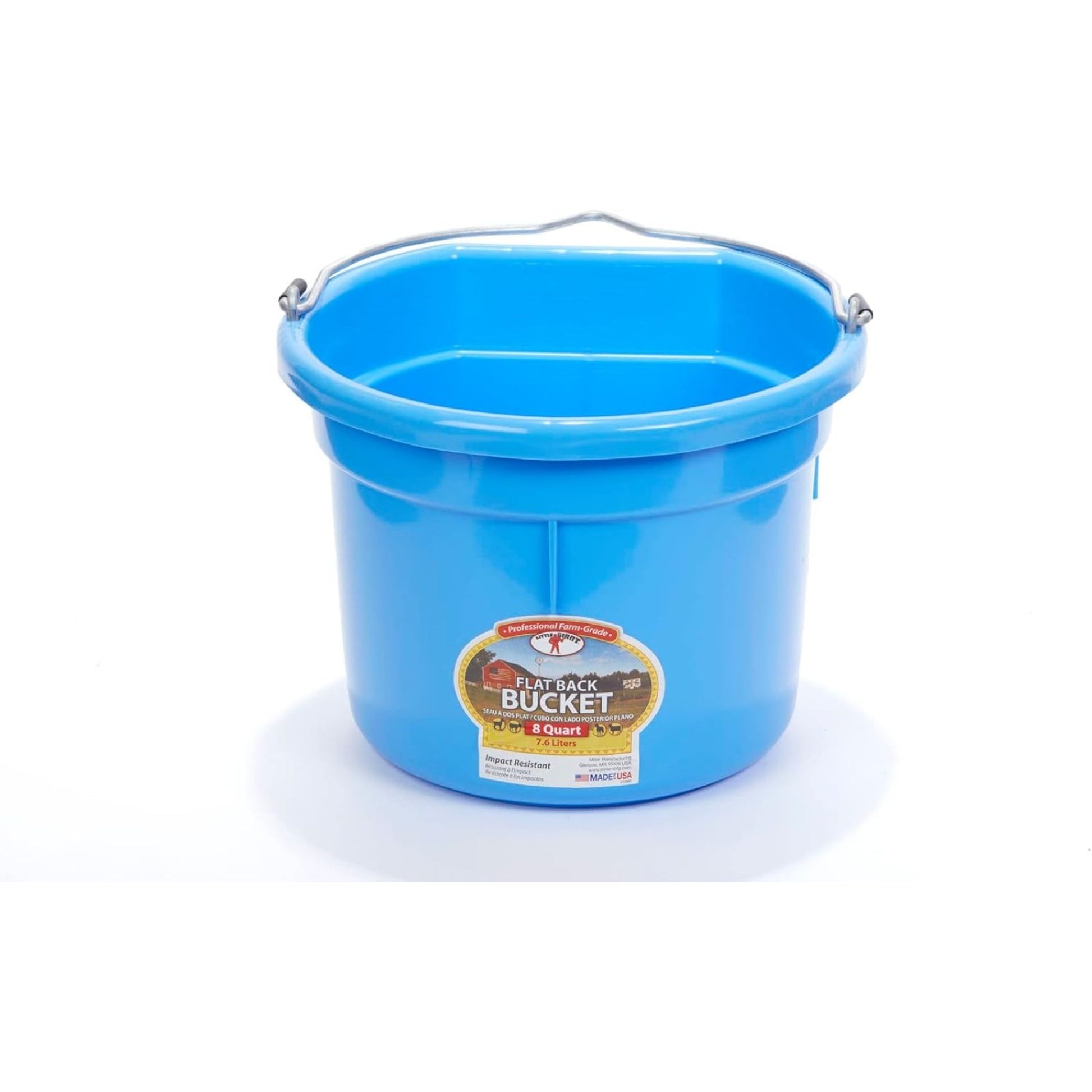 Flatback Bucket For Goats/Sheep/Miniature Horses
