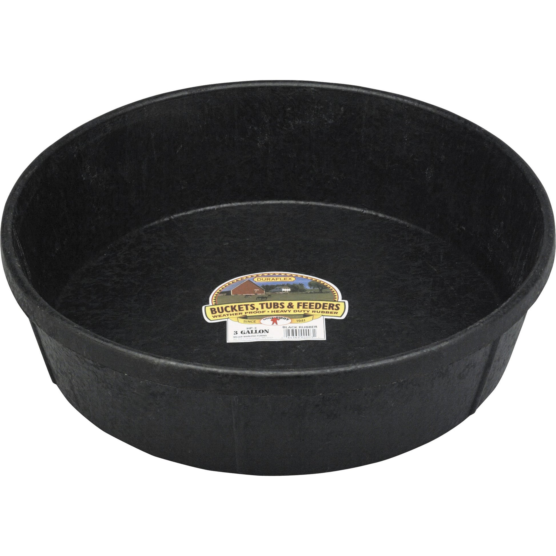 Rubber Pan - 3 Gallon