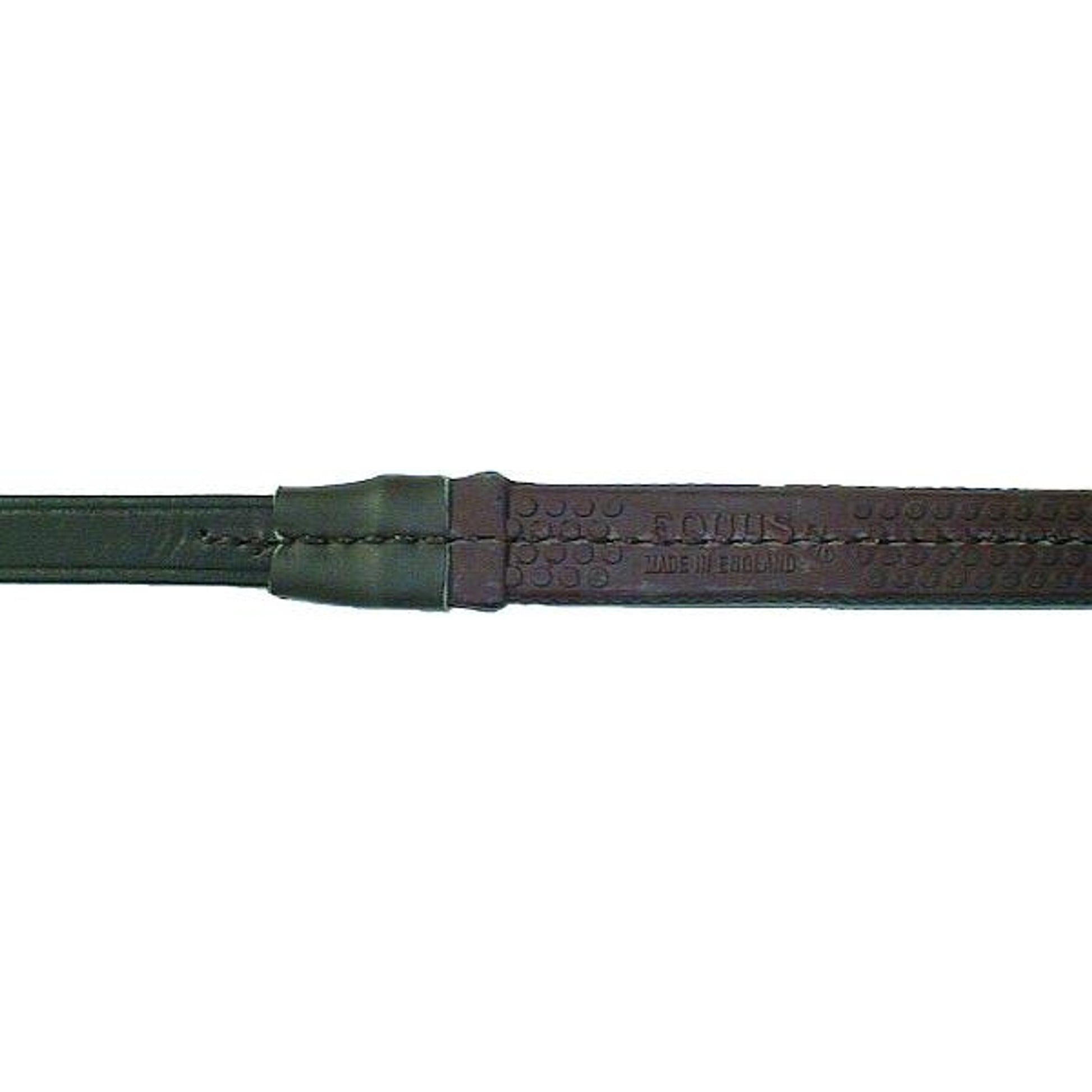 Nunn Rubber Reins 5/8 5/8x24FinePimple Blk/Znc