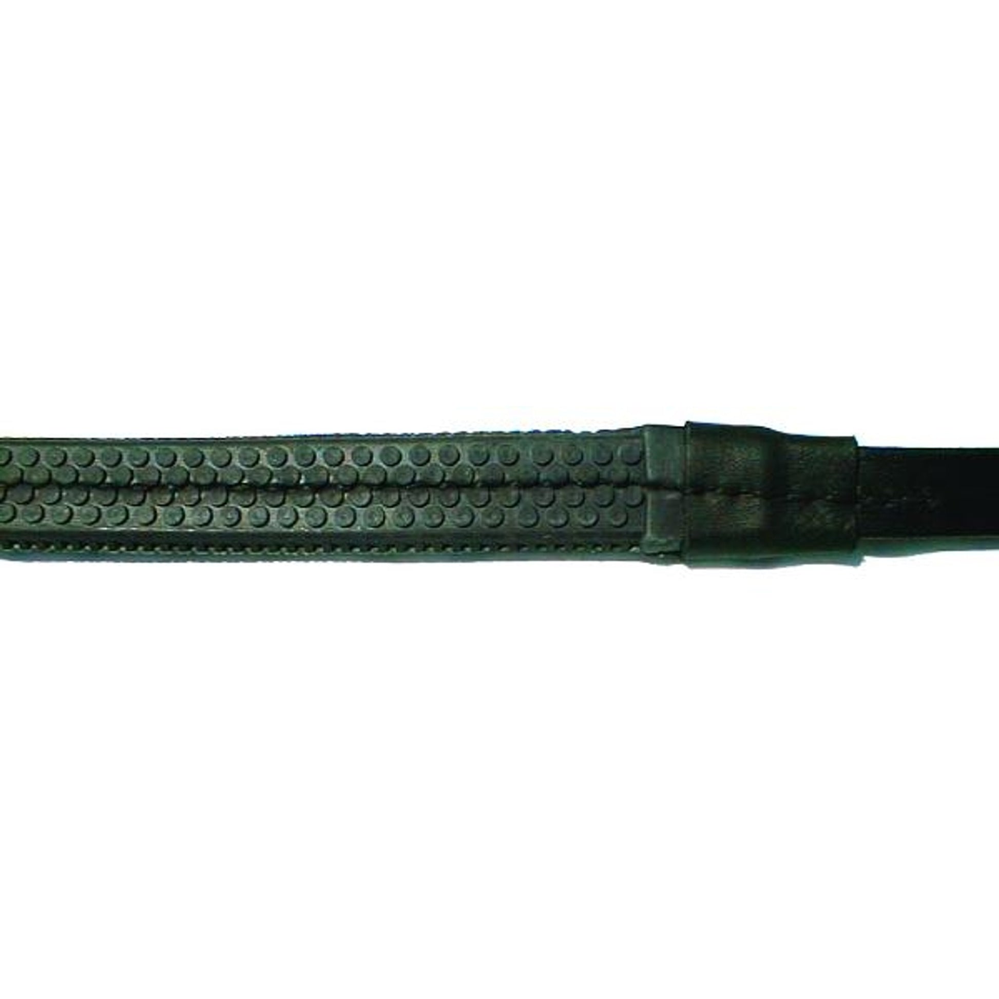 Nunn Rubber Reins 5/8 5/8x24FinePimple Blk/Znc