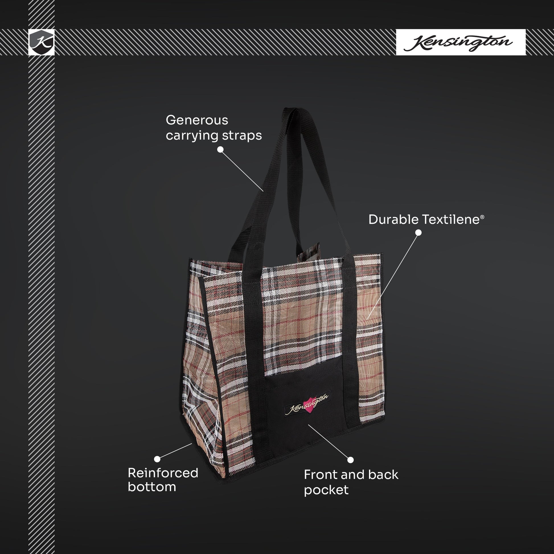 Kensington Large Mesh Tote Bag