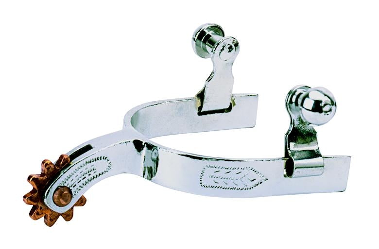 Weaver CP Childrens Spurs with Engraved Band