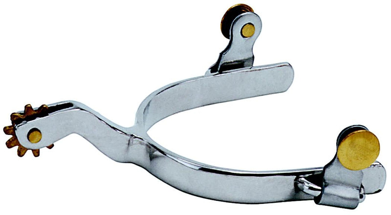 Weaver CP Mens Roping Spurs with Plain Band