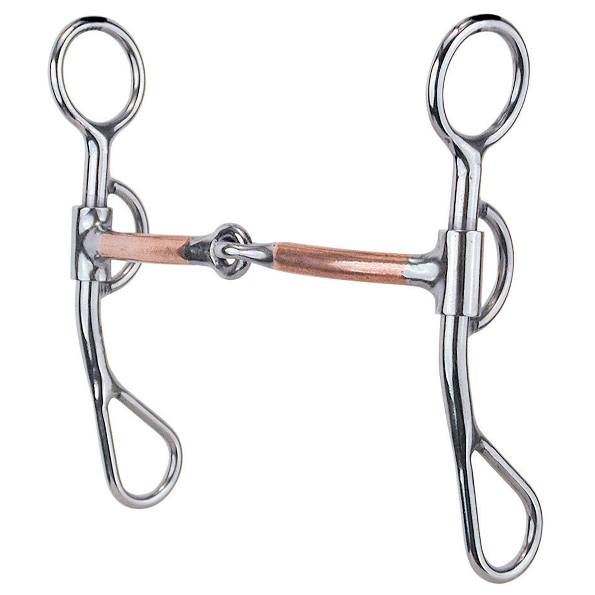 Reinsman Argentine 3/8in Smooth Copper Snaffle Bit