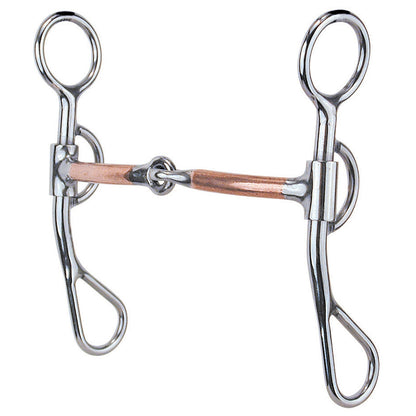 Reinsman Argentine 3/8in Smooth Copper Snaffle Bit