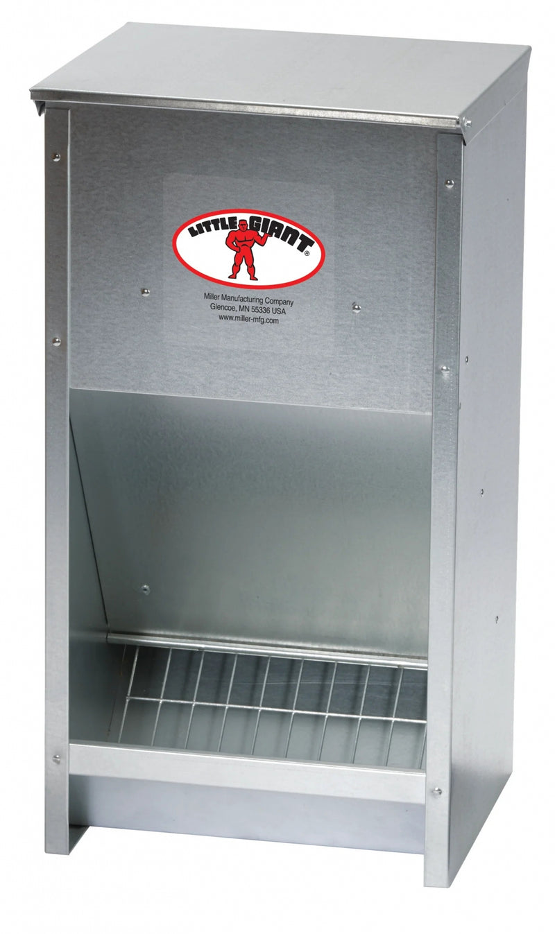 Galvanized High Capacity Poultry Feeder