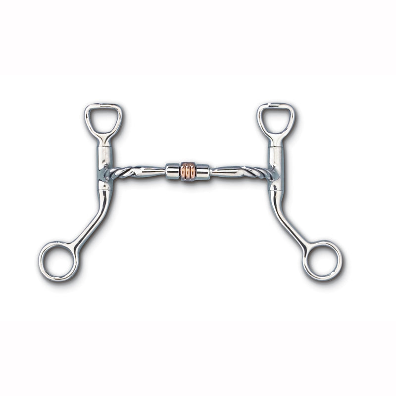 Myler 5 HBT Shank Twist Snaffle Copper Roller