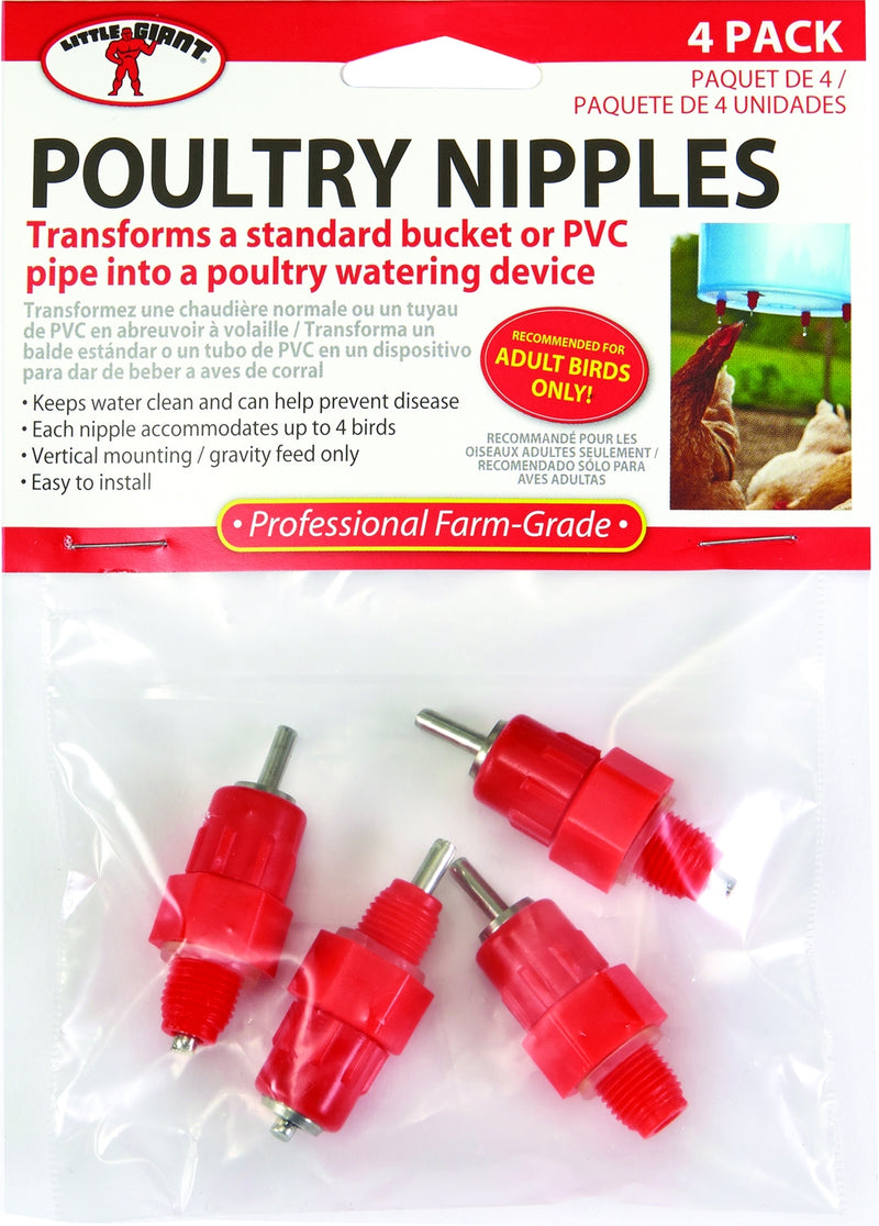 Poultry Watering Nipple 4 Pack