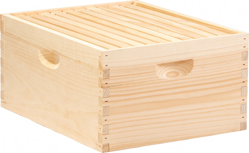 Miller Mfg Deep Bee Hive Body with Frames 10in Pine