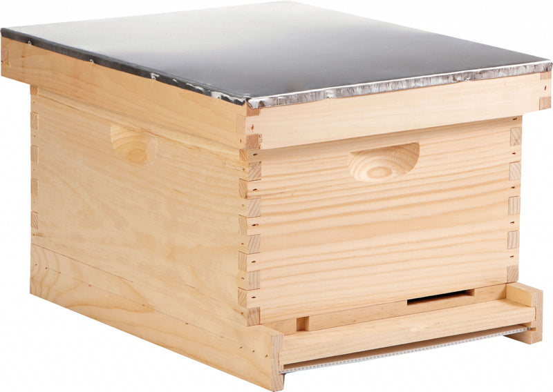 Miller Mfg Complete Bee Hive 10Frame Natural Pine