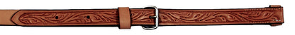 Circle Y Floral Tooled Flank Cinch with Billets