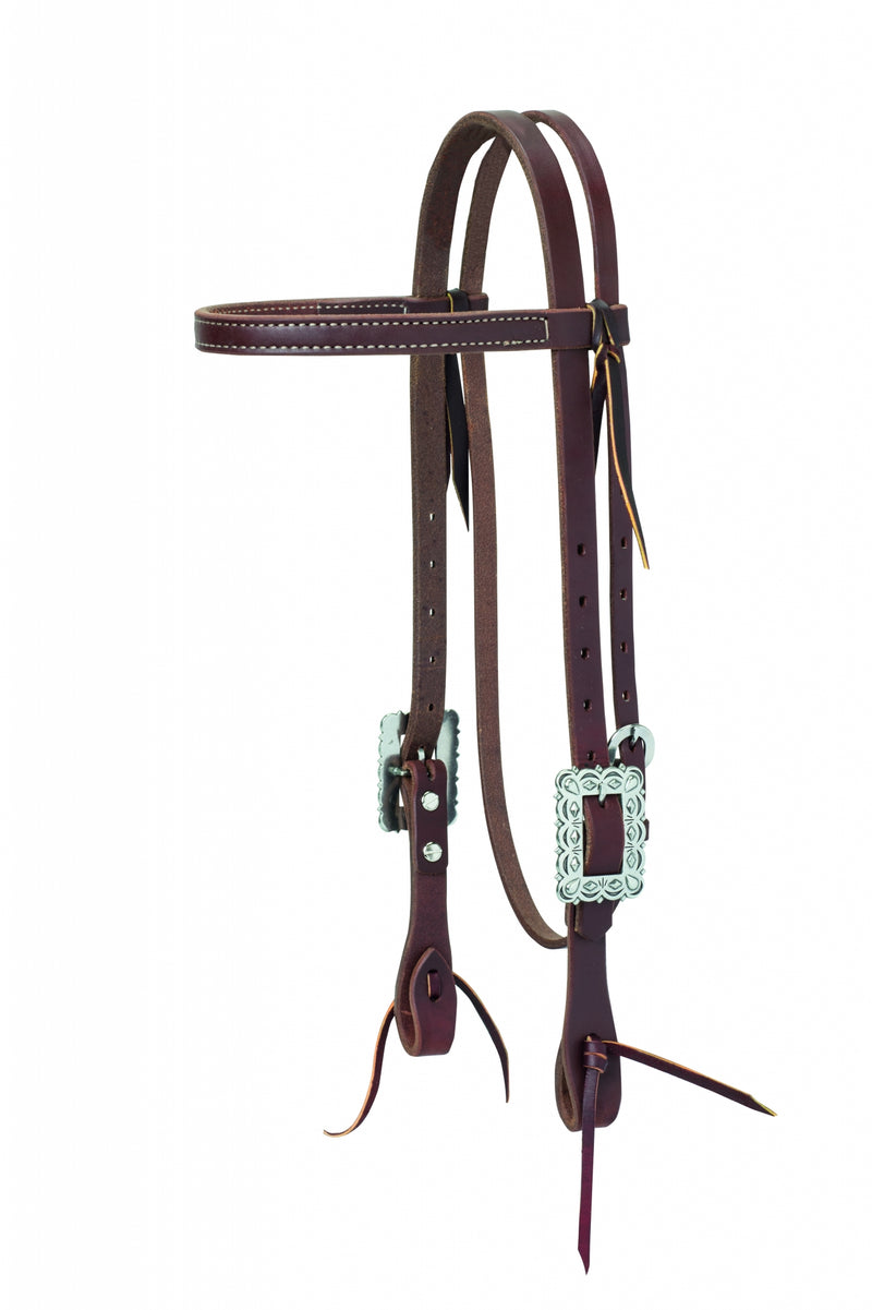 Weaver Working Browband Headstall with Southwest Sq