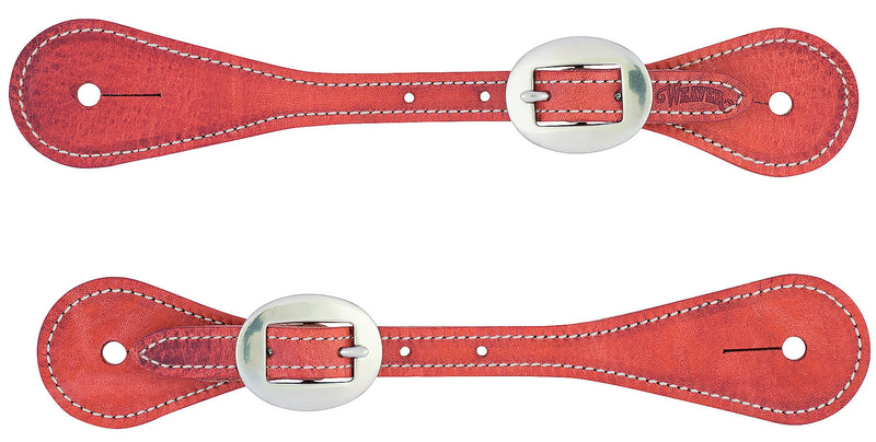 Weaver Youth Russet Spur Straps
