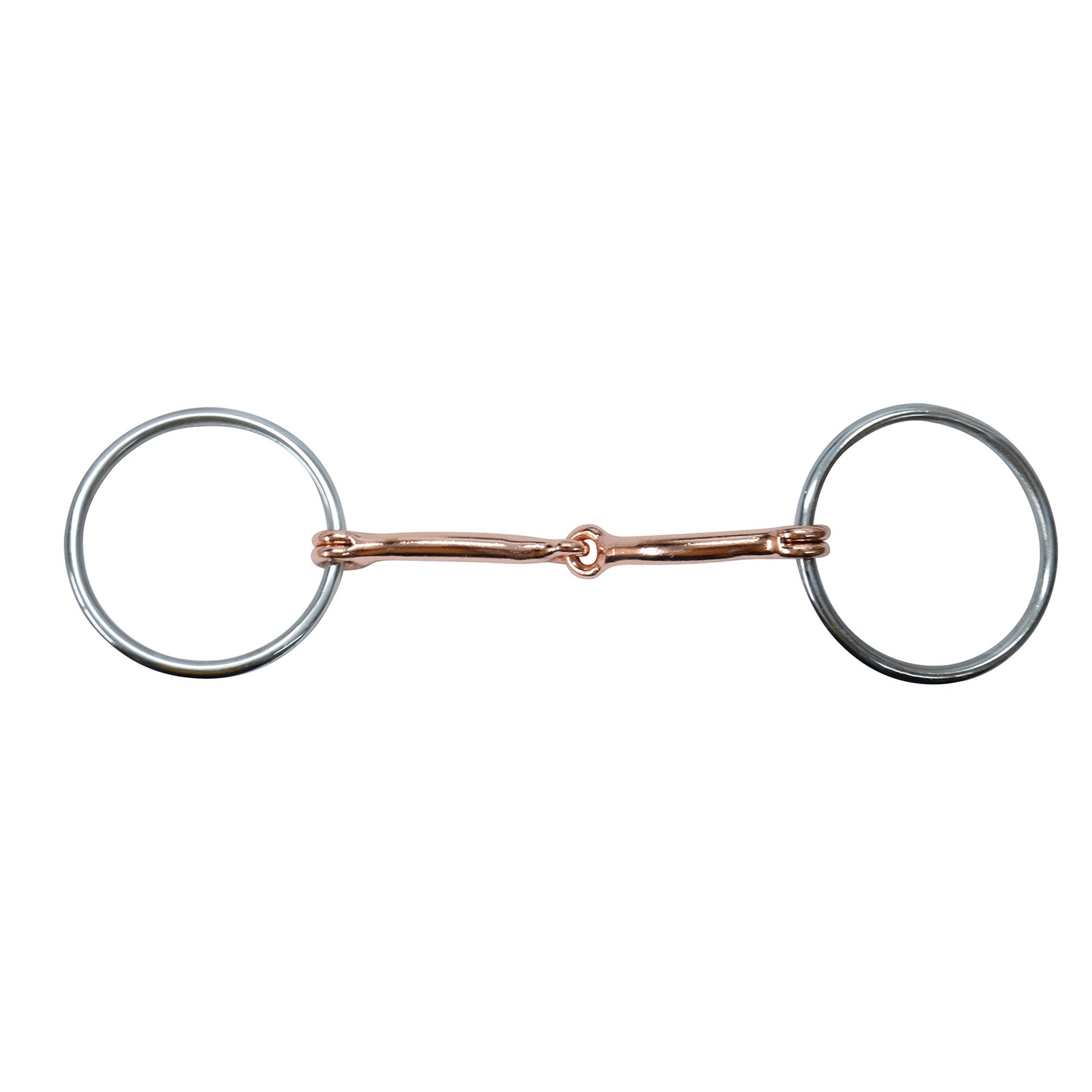 Reinsman Diamond R 3/8 O-Ring Smooth Snaffle Bit