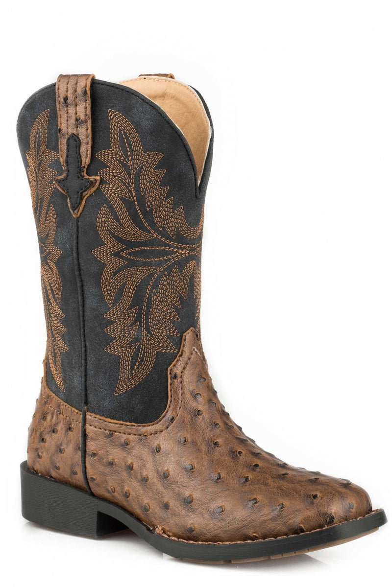 Roper Little Kids Jed Square Toe Boots