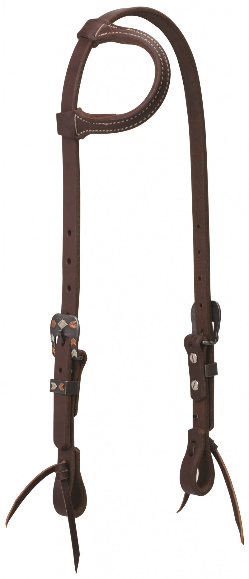 Weaver Working Tack Chevron Single Ear Headstall