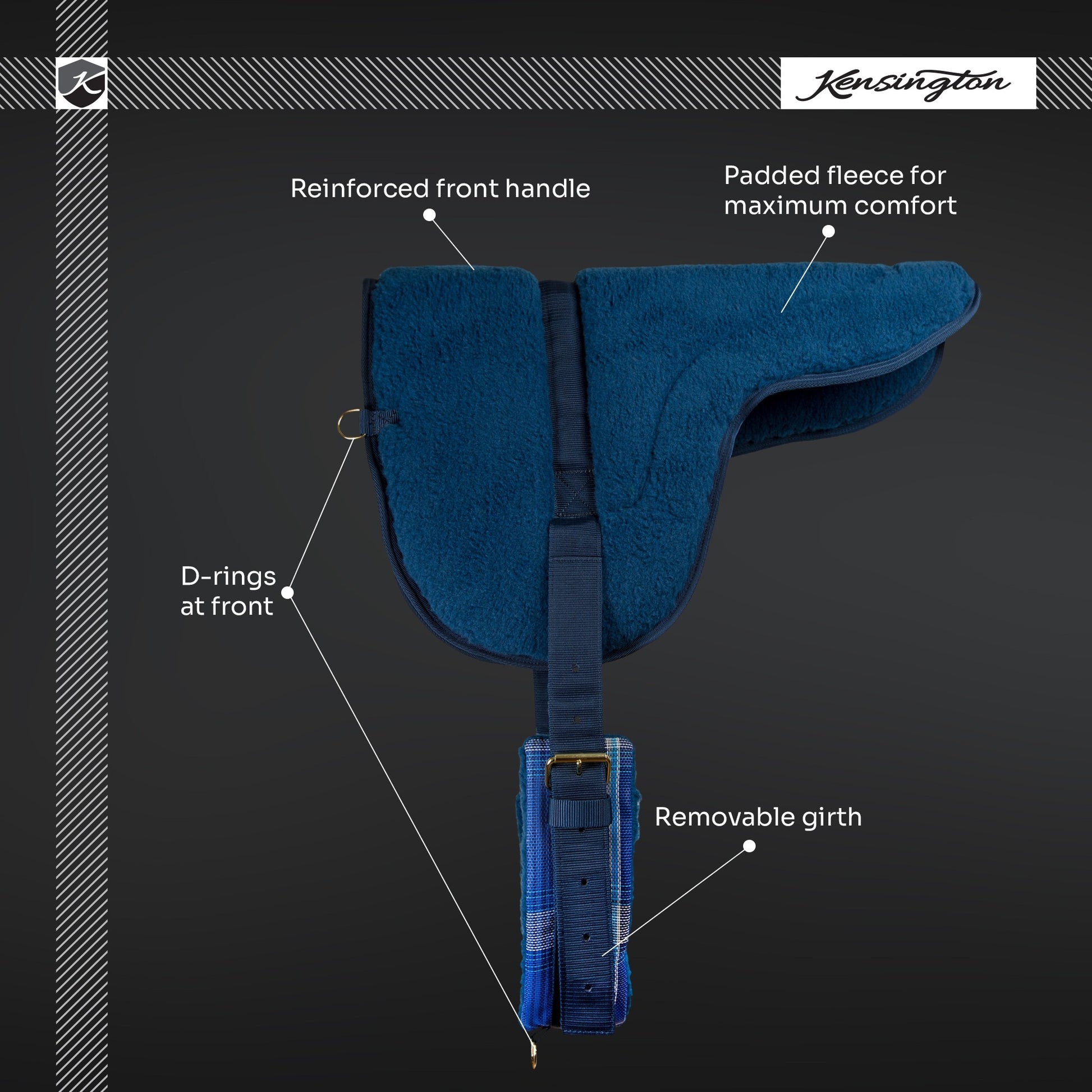 Kensington Fleece Bare back Pad