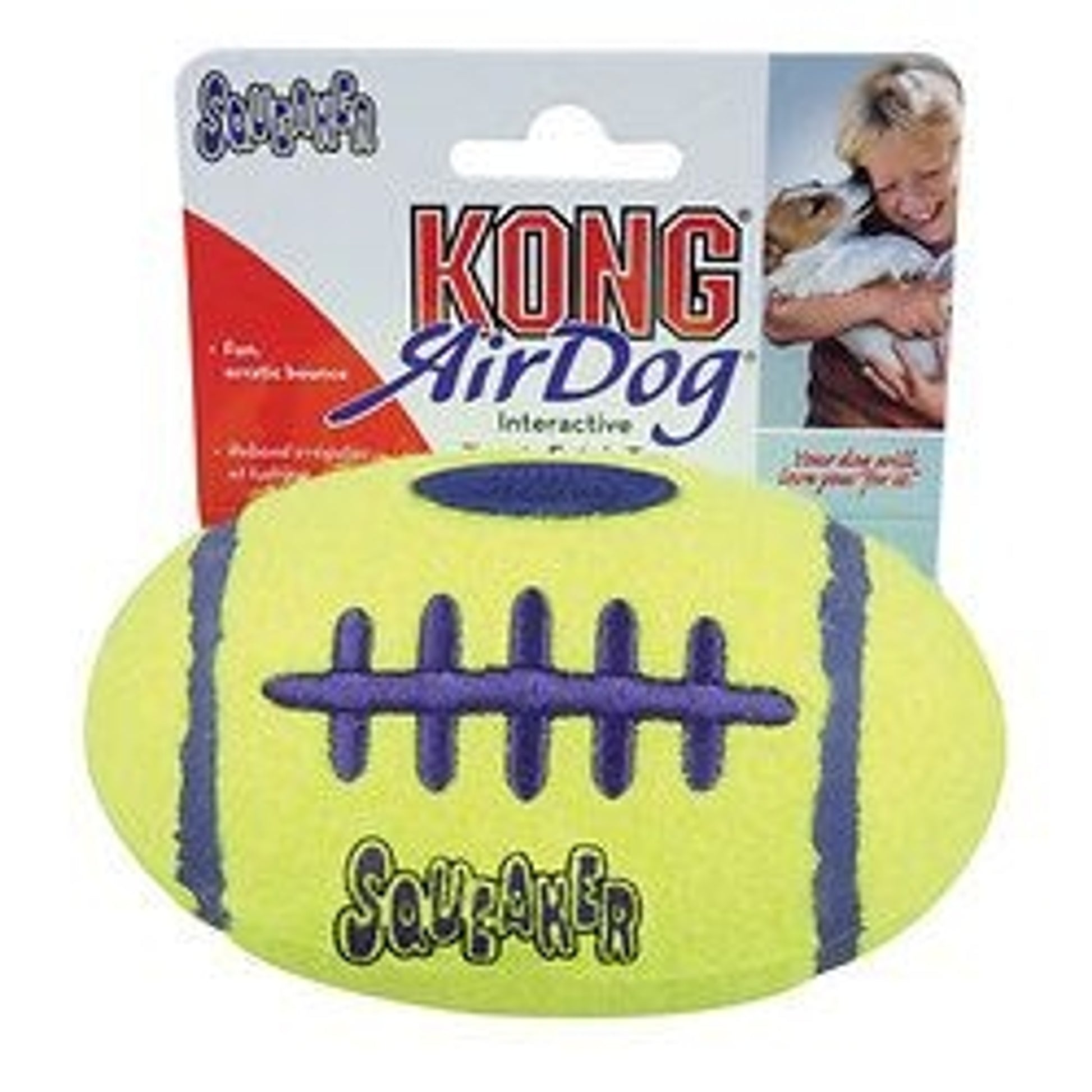 Air KONG Squeaker Football Dog Toy