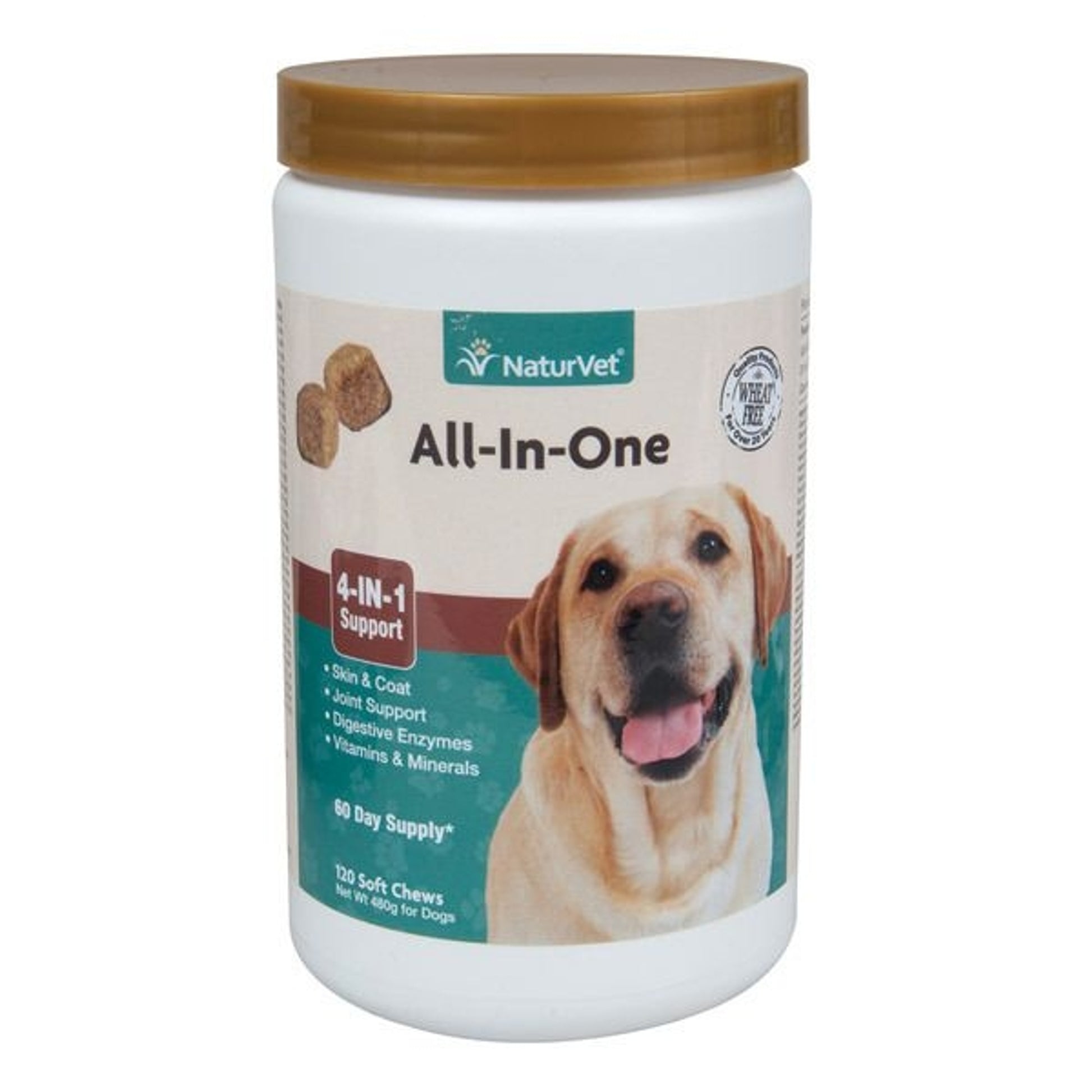 NaturVet All In One Soft Chews- 120 ct