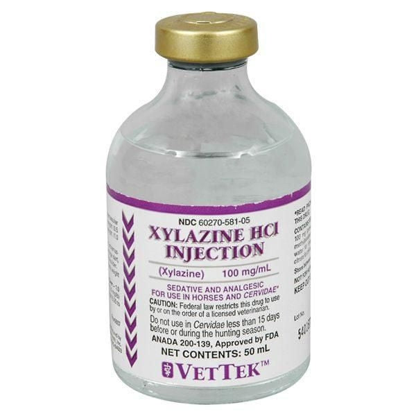 Rompun Xylazine/Anased/Rompun 100mg/ml 50ml Vial– KVSupply