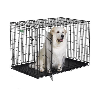 I-Crate For Dogs Double Door 18 In/Double Black