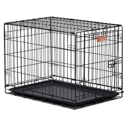 I-Crate For Dogs Double Door 18 In/Double Black
