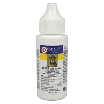 R-7 Ear Mite Treatment Kit for Dogs and Cats