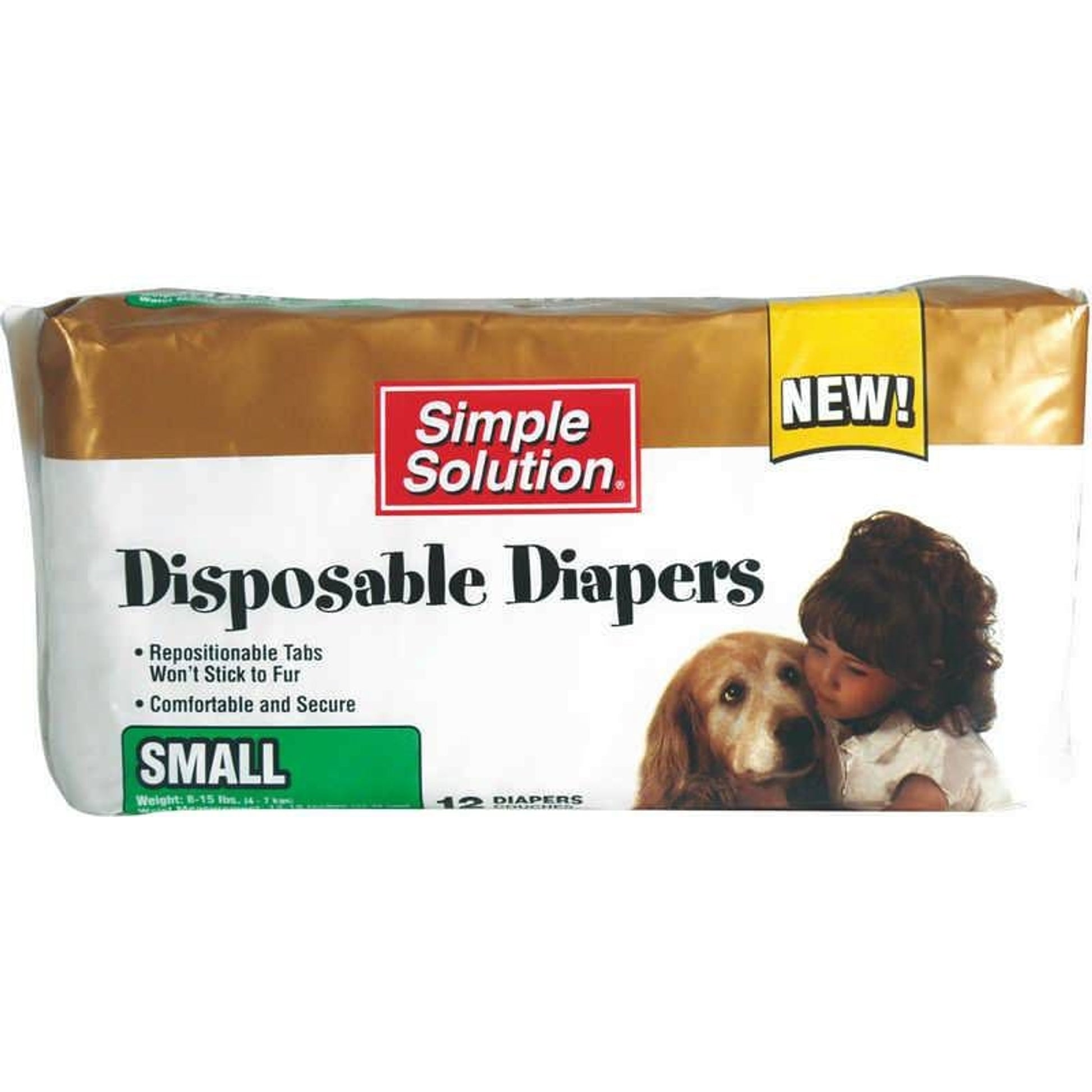 Simple Solution Disposable Dog Diaper 12pk