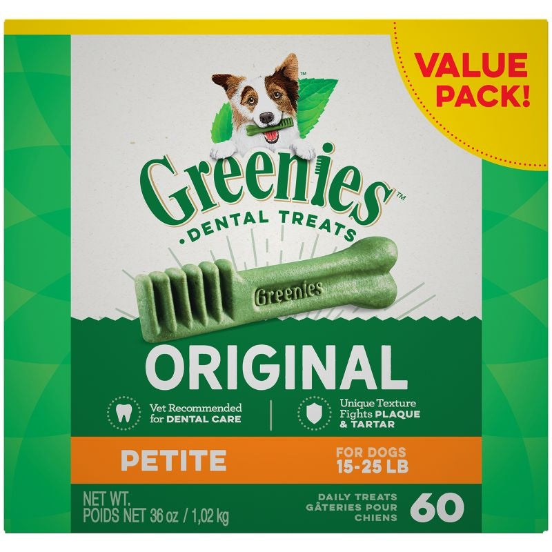 Greenies Dog Dental Chew Treats Petite